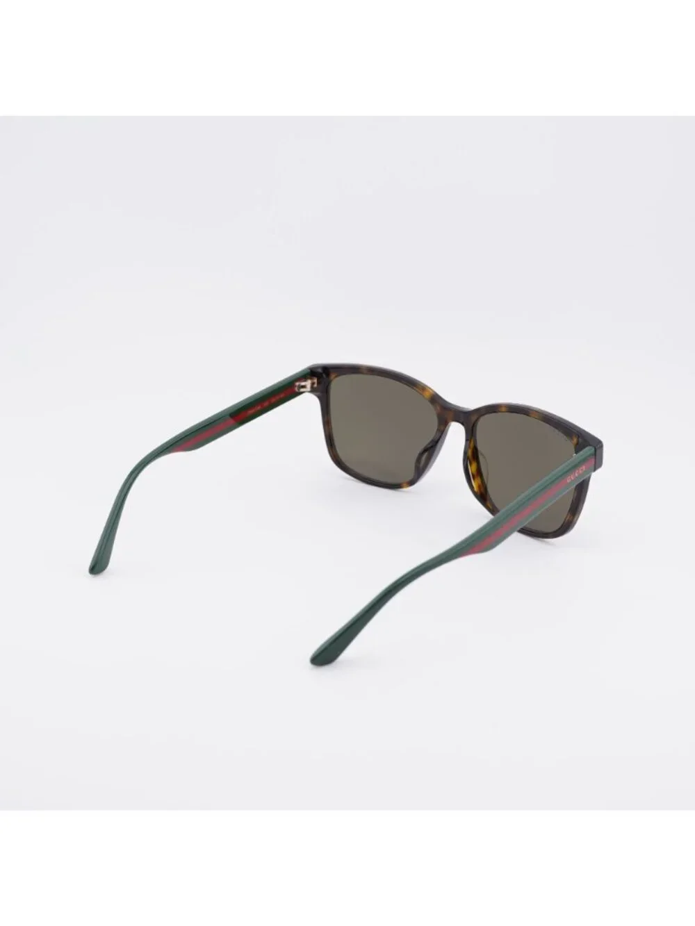 Gucci GG0417SK 003 Sunglasses Havana Square Frame, Brown Lenses